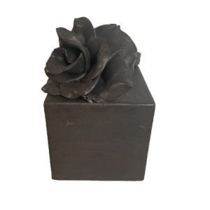 Urn Kubus met Roos