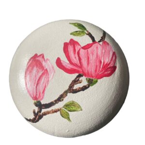 Pebble Urn met Magnolia