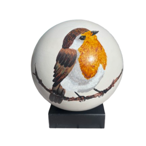 Urn Roodborstje op Bol